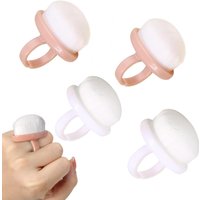 1/10Pcs Soft Hair Nail Art Brush Manicure Dust Clean Finger Ring Duster with Dense Bristles for Nail Polish And Powder Dusting
