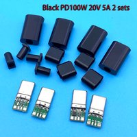 PD plug 100W 20V 5A Welding wire type USB C to Type-C Quick Charge connector Fast Charging Cable power Data adapter With case