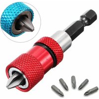 60 mm verstellbarer 1/4 Zoll Sechskantschaft, magnetischer Typ, langer Schraubendreher, flexibler Bit-Verlängerungshalter, Begrenzung, Trockenbauschraube, BiT-Spitze