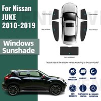 Custom For Nissan JUKE F15 2010-2019 Magnetic Car Sunshade Visor Front Windshield Curtain Rear Side Baby Window Sun Shade Shield