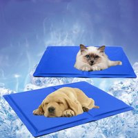 1pc-Pet Cooling Pad, Self-Cooling Dog Bed Mat, Summer Heat Relief Dog Cushion Mat Sleeping Blanket