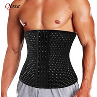 Qtree Men Body Shaper Waist Trimmer Corset Slimming Beer Belly Fat Cellulite Tummy Control Stomach Girdle Slimming Patch Belt