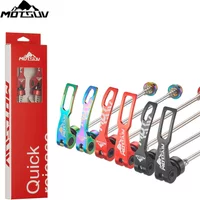 MOTSUV QR Hub Quick Release Lever MTB Road Bicycle Steel Skewers Front Wheel 100mm Rear 135mm For Mountain Bike Folding