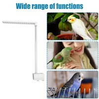 Parrot Shower Cage Bird Bath with Shower Head Convenient Automatic Easy install Pet Pool for Budgies Parakeet Bathing Accessory