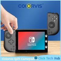 Coiorvis Split game controller for Switch Joycon Left Right Split Hd Vibration Hall Joystick Bluetooth Motion Sensing Gamepad