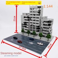 1: 144 1:100HG MG Building Adaptation Model for Buildings Damaged in War