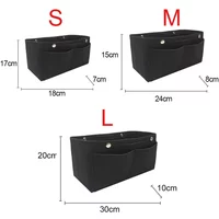 Women's Organizer Handbag Felt Travel Bag Insert Liner Purse Organiser Pouch