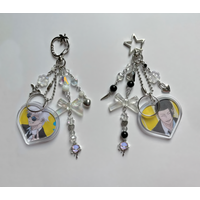 Jujutsu Kaisen Keychain, an exquisite acrylic pendant featuring anime characters Gojo Satoru and Geto Suguru.