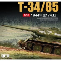 Ryefield model assembling tank scale model kit RM-5040 Soviet Union T-34/85 1945174 factory 1/35 Assemble
