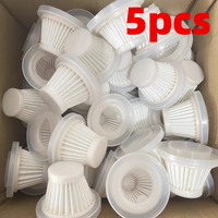 5pcs Vacuum HEPA Cleaner Filters,Reusable High-Efficiency Dust Bags,Universal Fit for Home Car,Cleaning Accessories Gift Set.