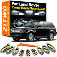 ZITWO 14Pcs LED Interior Light Bulb Kit For Land Rover Ranger Rover Sport L320 2005-2013 Dome Reading Trunk Footwell Lamp Canbus