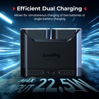 SmallRig Camera Battery Charger for Sony NP-FZ100 Batteries USB-C Fast-Charging Port Charging Case 5489