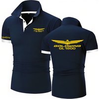 Goldwing GL1800 GL1500 Polo Shirt Japan Motocycles Casual Fashion Polo Shirt Short Sleeved Comfortable Polo Shirts Tops