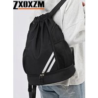 AliExpress ZXOXZM 1Pcs Drawstring Sports Backpack for Gym Fitness with Separate Shoes Compartment for Basketball Running Cycling Camping Men Women