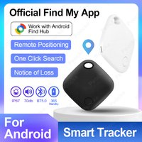 Google GPS-Tracker für Android AirTag-Ersatz über Google Find My Device Bag, Fahrradschlüssel, Finder, Geldbörse, Anti-Verlust-Standort-Track