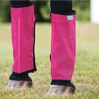 Pferdebein verhindern Mückenschutz und Fliegenbisse. Mückenschutzabdeckung für Pferdebeine. Reitausrüstung. Beinschutz für Pferde