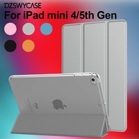 Case for iPad Mini 4th/5th 7.9 inch, Ultra-Thin and Lightweight, Half Transparent, Smart Cover with Auto Wake / Sleep