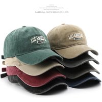 Fashion Casual Baseball Cap for Women Men Cotton Soft Top Hats Unisex Los Angeles Embroidery Snapback Hat Hiking Sunscreen Caps