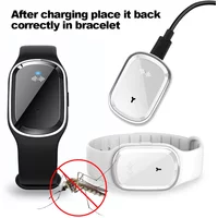 Ultrasonic Mosquito Repellent Bracelet Adult Kids Anti Mosquito Killer Pest Insect Drive Wristband USB Charging Watch Repellents