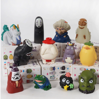 Spot Japanese Anime White Dragon Coal Ball Elf Faceless Male Finger Doll Decoration Blind Box Finger Set Toy Festival Gifts