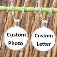 Custom Necklace Pendant Personalized Logo Name Letter Photo Customization Jewelry Teacher's Day Valentine's Day Gift