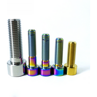 AliExpress NONE 4/10pcs Titanium Bolt M5 M6 Allen Key Square Head Screw DIN912 for Bicycle Motorcycle DIY Fasteners