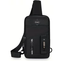 Multifunctional Sling Chest Crossbody Bag for Men, Multi Purpose Shoulder Pack for Daily Travel Outdoor Casual Daily Use