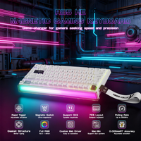 ATTACK SHARK R85HE Wired 75% Hall Effect Rapid Trigger Mechanical RGB Gaming Keyboard 8K Polling,0.05mm RT Accuracy