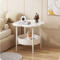 1pcs Four-Leaf Clover Sofa Side Several Bedroom Small Table Living Room Storage Table Creative Balcony Double Layer Coffee Table