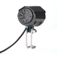 AliExpress NONE 2 in 1 Scooter Horn Headlight Waterproof 12-80V Universal Motorcycle Bell Front Light Electric Bicycle Accessories