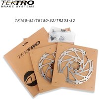 AliExpress TEKTRO Bike Disc Brake Pads Bicycle Hydraulic Disc Brake Rotors 160-8 140-22 160-24 180-24 203-24 Polygon Diversion Design Disc