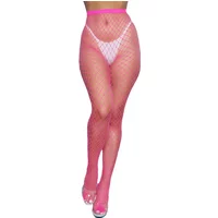 New Arrive Tights Women Pantyhose Mid Mesh Stockings Green Rose Pink Purple Fishnet Sock XIANGSHANGIRL Sexy Thigh High Stockings