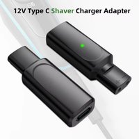 12V USB-C Shaver Charger Adapter Compatible with Braun Series 3 5 7 9,Portable Type-C Charging Cord Converter,Fast Safe Charging