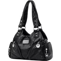 Hot Luxury Bag Women's PU Leather Crossbody Bag Retro Luxury Handbag Fashion Motorcycle Bag Brand Fashion Crossbody Bag