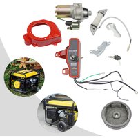 Elektrisches Zündungs-Kit mit Schwungrad, Zahnrad und Schlüsselschalter für HONDA GX160 5.5PS, HONDA GX200 6.5PS