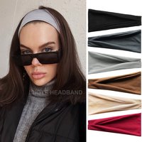 New Colorful Elastic Headband for Women Men Adjustable Sport Hair Band Makeup Spa Hair Hoop Versatile Hair Accessories Wholesale