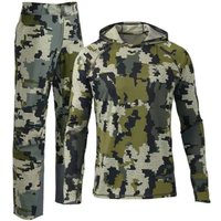 2024 new men's hooded camouflage fishing suit suit outdoor sports camping mountaineering suit sunscreen breathable training suit