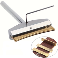 Electric Guitar Repair Tool Fret Radius Press Caul Fingerboard Fret Brass Insert Tool with Wrench Luthier Tool Musical Accessory