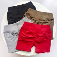 High-Waisted Butt-Lifting Sports Shorts for Women, V-Shaped Waist Peach Butt Training Yoga Pants, Fitness Shorts