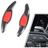 For Audi RS3 RS4 RS5 RS Q3 Q8 TT R8 Genuine Carbon Fiber Paddle Shifters Gear Shift Shifter Extend Trim Car Accessories