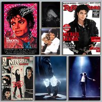 M-Michael SINGER Jackson Poster Sticky Poster Home Office Wall Bedroom Living Room Kitchen Decoration Painting