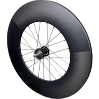 700C Carbon Fiber Track Bicycle wheelset 120mm Height 28mm Width Tubeless UD Appearance Road Bike Racing Wheelset