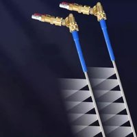 Radiator Cleaning Rod Stainless Steel 60CM for Car and Truck Radiators with Water and Compressed Air Cleaning Modes
