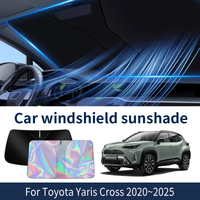 Front Windshield Sunshade For Toyota Yaris Cross 2020~2025 2024 2023 Car Sun Visor Heat Insulation Summer Cooling Accessories