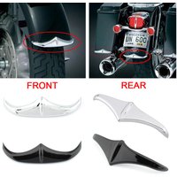 Motorcycle ABS Front/Rear Fender Leading Edge Accent Tip Trim Cover For Harley Electra Street Road Trike Glide Road King Dyna