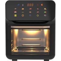 15L Visual Air Fryer with See-Through Window 1350W Digital Touchscreen 360° Hot Air Circulation for Family/Party Fry/Roast/Bake