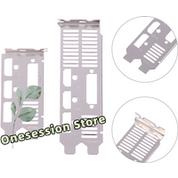 GIGABYTE GTX 730/750/1050Ti/1650 IO Shield&Backplate Bracket–OEM Replacement Kit, Blank Baffle&Support Plate for Graphics Card