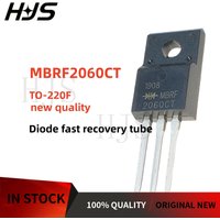 10-20-50PCS 100% new and quality MBRF2060CT B2060G 2060 TO-220F Diode fast recovery tube