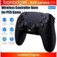 Game Controller For PlayStation 5/PS5/PC Wireless Gamepads Marco/Turbo NO Drift Hall Effect External Mic Gaming Remote Joystick