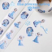 500pcs Elsa Princess Children's Princess Cartoon Encouragement Reward Stickers for Girls Frozen Decorative Stickers